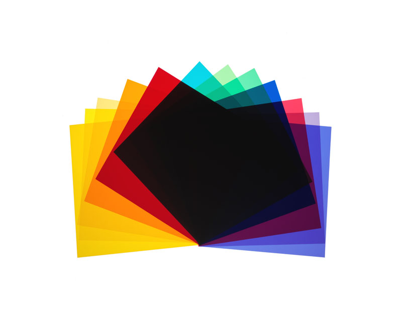Colour filters for P65, P45, PAR and background reflector