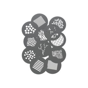 Gobo set for optical snoot