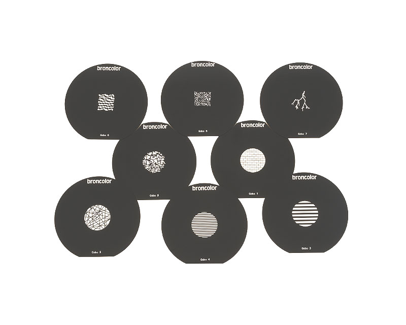 Gobo set for Projection attachment