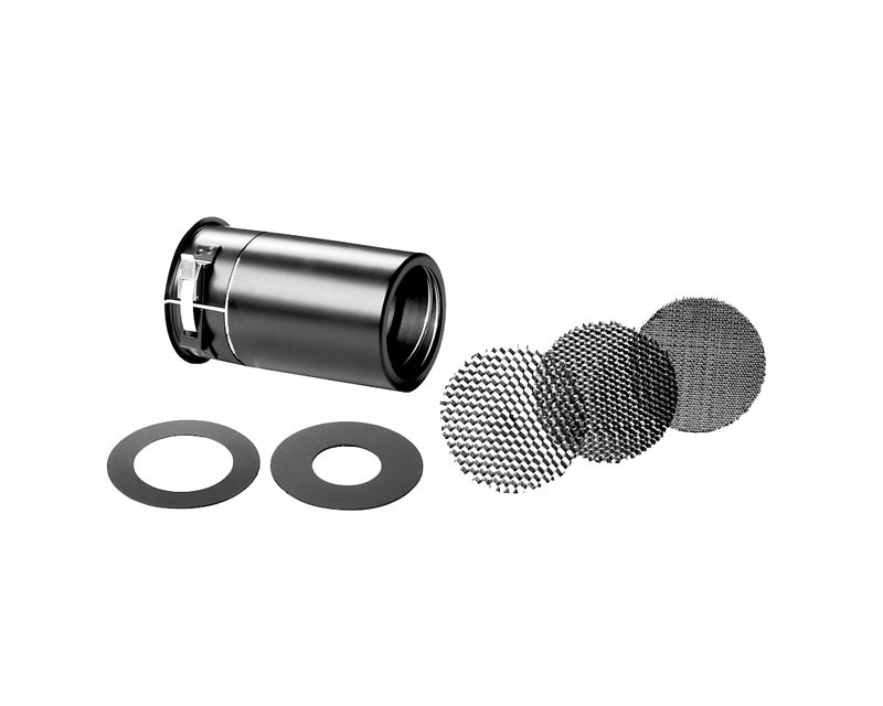 Attachment with 3 honeycomb grids and 2 aperture masks