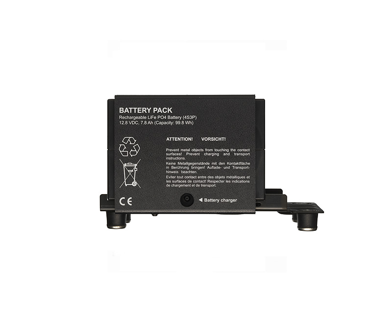 Rechargeable plug-in battery lithium for mobil packs